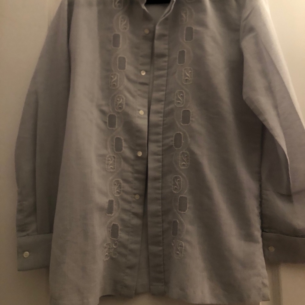Embroidered Button Down - Picture 3 of 6